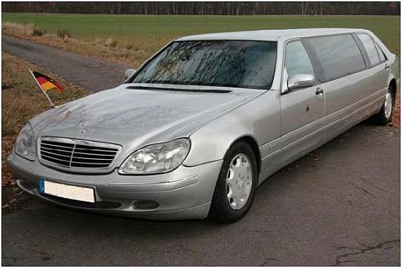 Mercedes Stretched Limousine Oldtimer Hochzeitsauto mieten Hannover
